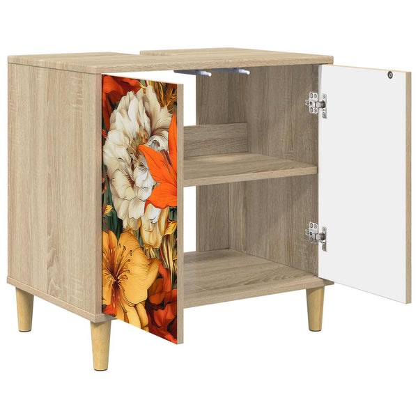 Kylpyhuonekaappi GENNEP Sonoma 60 x 40 x 60 cm Tekninen puu