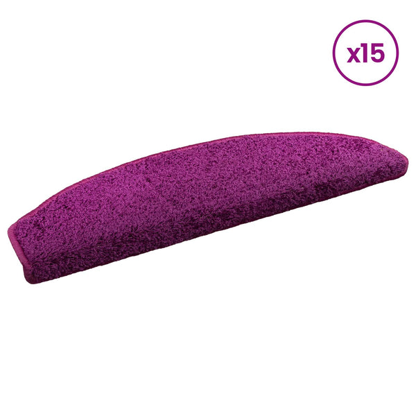 Itseliimautuvat portaamatot 15 kpl 80 x 24,5 x 3,5 cm Violetti