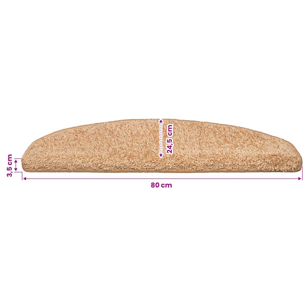 Itseliimautuvat portaamatot 15 kpl 80 x 24,5 x 3,5 cm Kulta