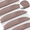 Itseliimautuvat portaamatot 15 kpl 80 x 24,5 x 3,5 cm Beige