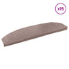 Itseliimautuvat portaamatot 15 kpl 80 x 24,5 x 3,5 cm Beige