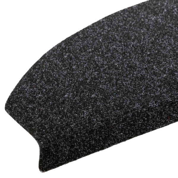 Itseliimautuvat portaamatot 15 kpl 80 x 24,5 x 3,5 cm Musta