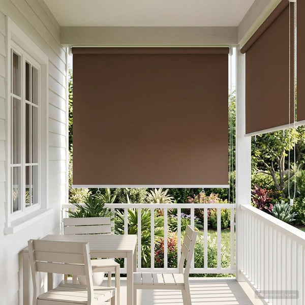 Ulkoilman rullakaihdin UV-suojaus Taupe 100 x 230 cm (L x K)
