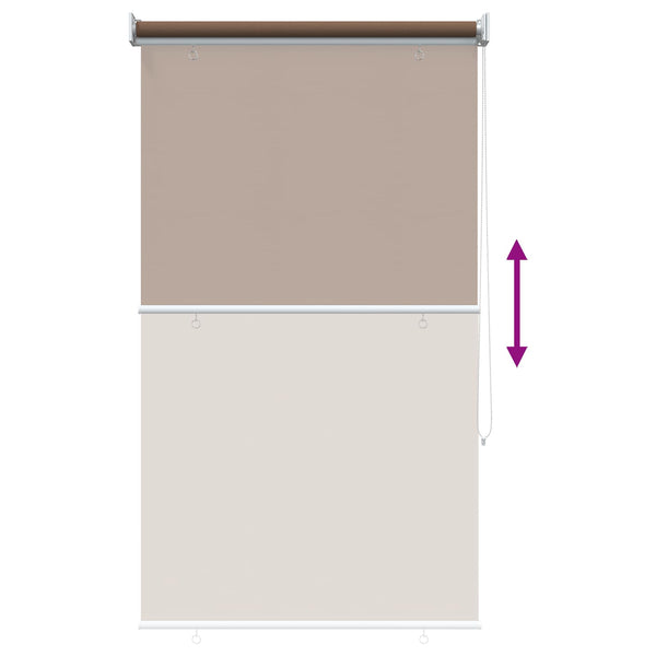 Ulkoilman rullakaihdin UV-suojaus Taupe 100 x 230 cm (L x K)