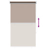 Ulkoilman rullakaihdin UV-suojaus Taupe 80 x 230 cm (L x K)