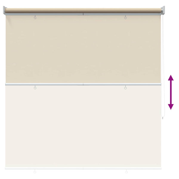 Ulkoilman rullakaihdin UV-suojaus Beige 100 x 230 cm (L x K)