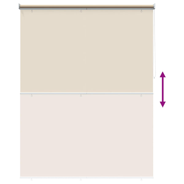 Ulkoilman rullakaihdin UV-suojaus Beige 100 x 230 cm (L x K)