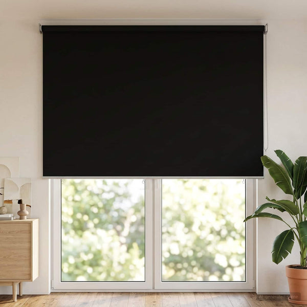 Ulkoilman rullakaihdin UV-suojaus Musta 100 x 230 cm (L x K)