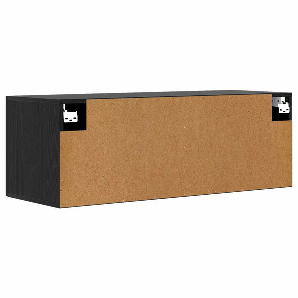 Seinäkaappi Musta tammi 100 x 36,5 x 35 cm Tekninen puu