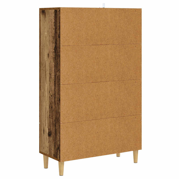 Korkea kaappi Vanha puu 70 x 31 x 115 cm Tekninen puu