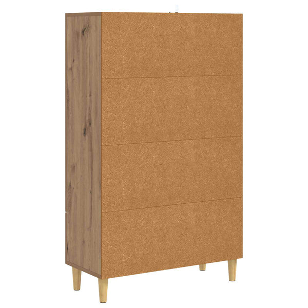 Korkea kaappi Artisaanitammi 70 x 31 x 115 cm Tekninen puu