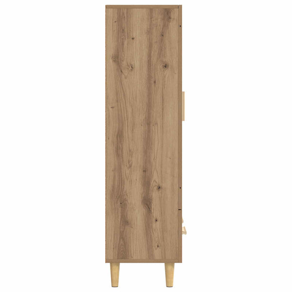 Korkea kaappi Artisaanitammi 70 x 31 x 115 cm Tekninen puu