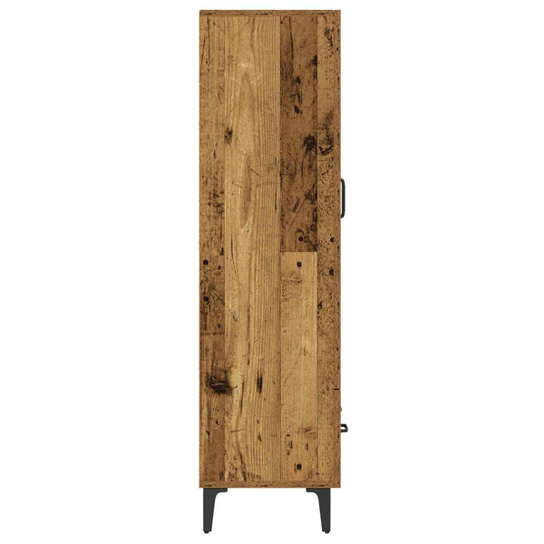 Korkea kaappi Vanha puu 70 x 31 x 115 cm Tekninen puu