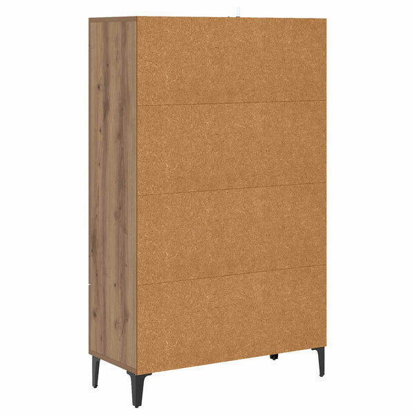 Korkea kaappi Artisaanitammi 70 x 31 x 115 cm Tekninen puu