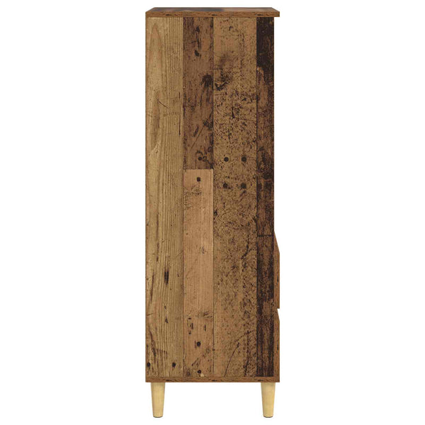 Korkea kaappi Vanha puu 40 x 36 x 110 cm Tekninen puu