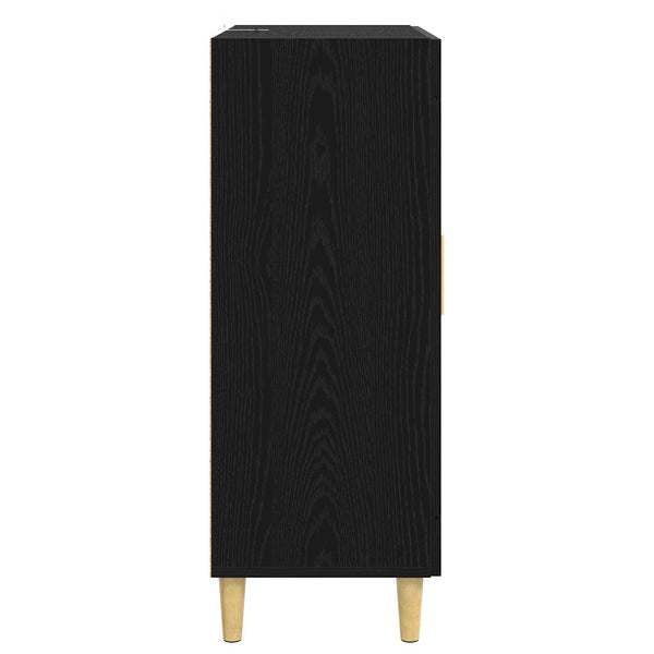 Sivupöytä Musta tammi 69,5 x 34 x 90 cm Tekninen puu