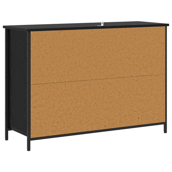 Sivupöytä Musta tammi 100 x 35 x 70 cm Tekninen puu