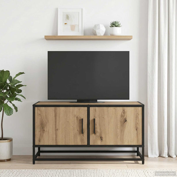 TV-kaappi 80 x 34,5 x 40 cm Artisaanitammi Tekninen puu