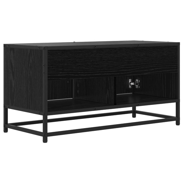 TV-kaappi 80 x 34,5 x 40 cm Musta tammi Tekninen puu