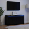 TV-kaappi 100 x 34 x 50 cm Musta tammi Tekninen puu