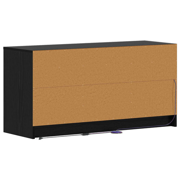 TV-kaappi 100 x 34 x 50 cm Musta tammi Tekninen puu