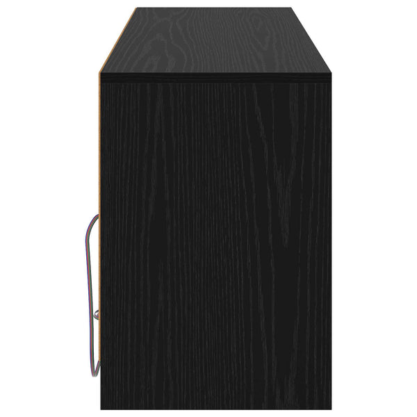 TV-kaappi 100 x 34 x 50 cm Musta tammi Tekninen puu