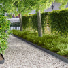 Nurmireunus 50 kpl 103 x 15 cm Teräs Antrasiitti