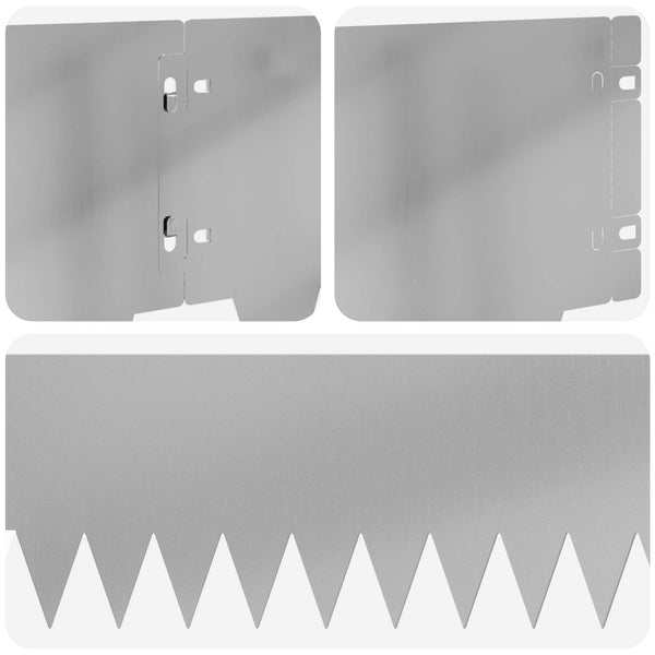 Nurmireunus 30 kpl 103 x 20 cm Teräs Hopea