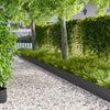 Nurmireunus 30 kpl 103 x 25 cm Teräs Musta