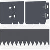 Nurmireunus 10 kpl 103 x 10 cm Teräs Antrasiitti