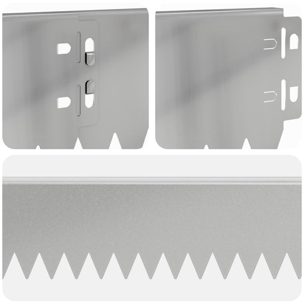 Nurmireunus 10 kpl 103 x 10 cm Teräs Hopea