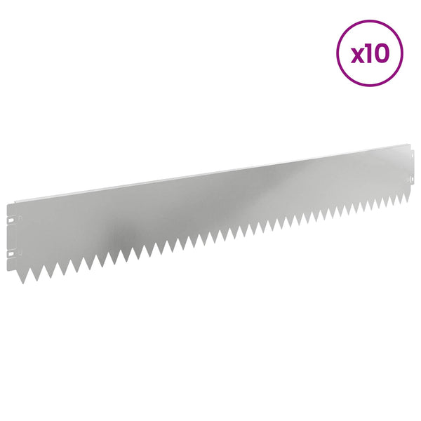 Nurmireunus 10 kpl 103 x 15 cm Teräs Hopea