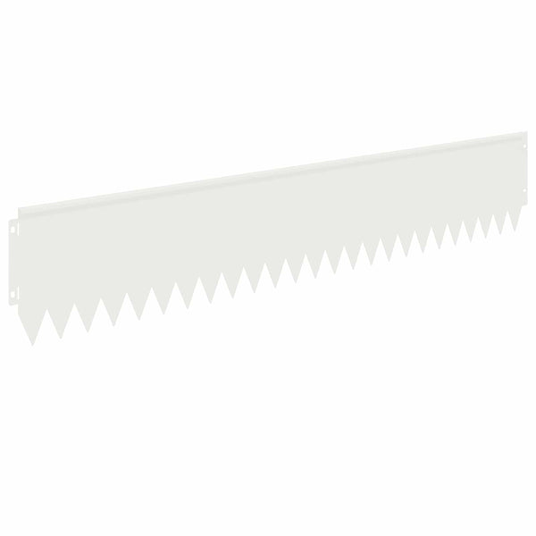 Nurmireunus 30 kpl 103 x 20 cm Teräs valkoinen