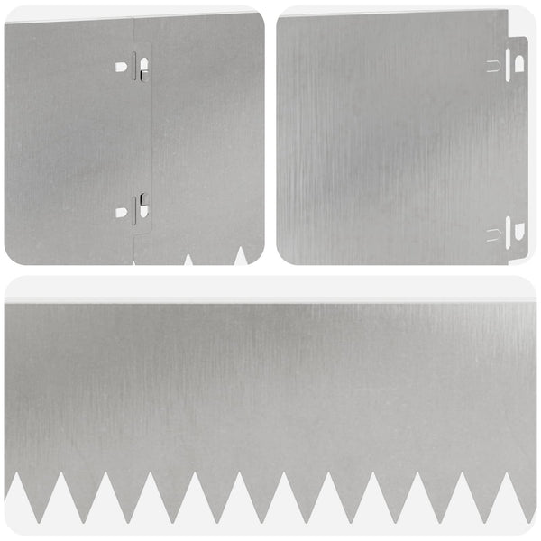 Nurmireunus 10 kpl 103 x 20 cm Teräs Hopea