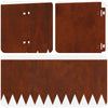 Nurmireunus 30 kpl 103 x 20 cm Teräs Ruosteinen