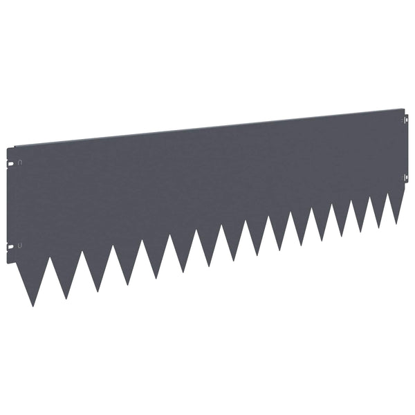 Nurmireunus 20 kpl 103 x 30 cm Teräs Antrasiitti