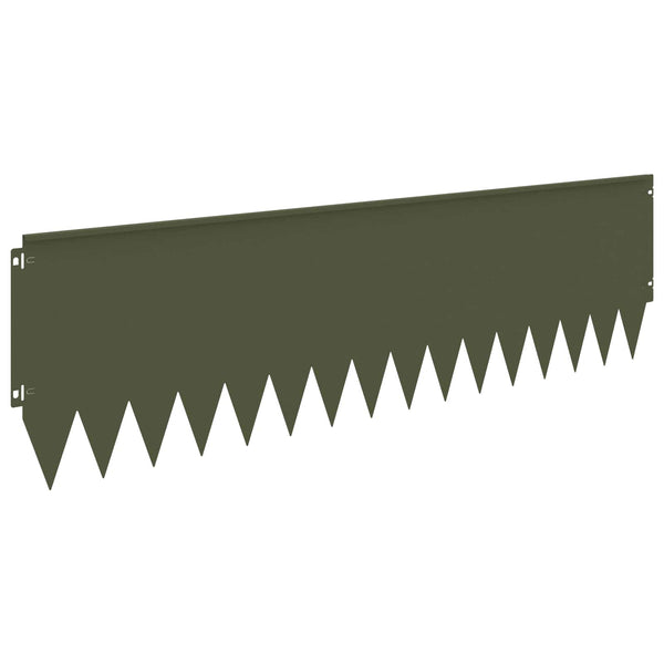 Nurmireunus 20 kpl 103 x 30 cm Teräs Oliivinvihreä