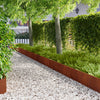 Nurmireunus 20 kpl 103 x 30 cm Teräs Ruosteinen