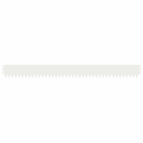 Nurmireunus 20 kpl 103 x 10 cm Steel valkoinen