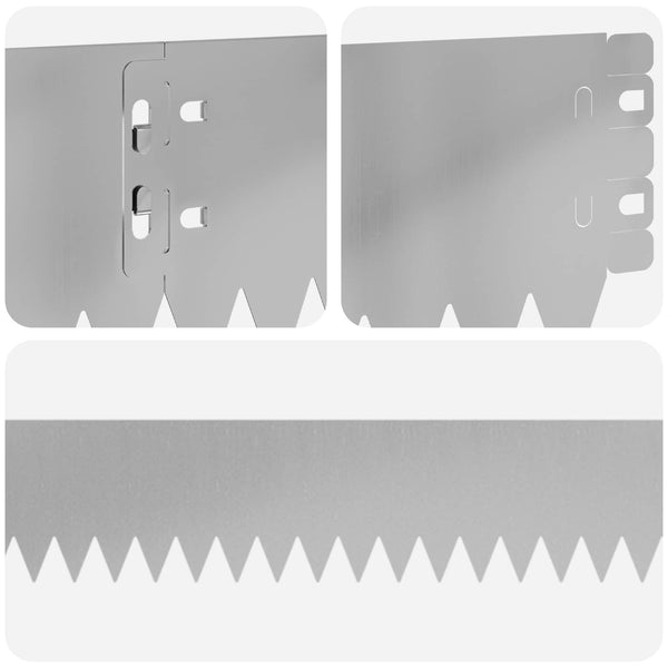 Nurmireunus 50 kpl 103 x 10 cm Teräs Hopea