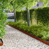 Nurmireunus 30 kpl 103 x 10 cm Teräs Ruosteinen