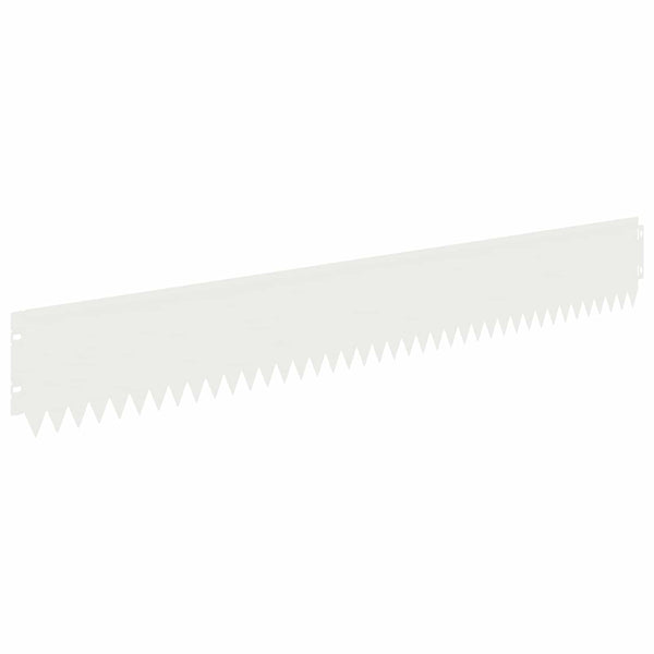 Nurmireunus 30 kpl 103 x 15 cm Teräs valkoinen