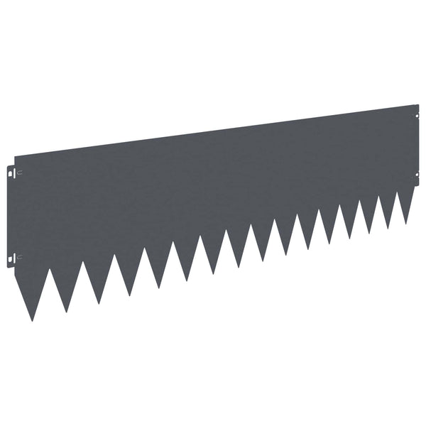 Nurmireunus 20 kpl 103 x 30 cm Teräs Antrasiitti