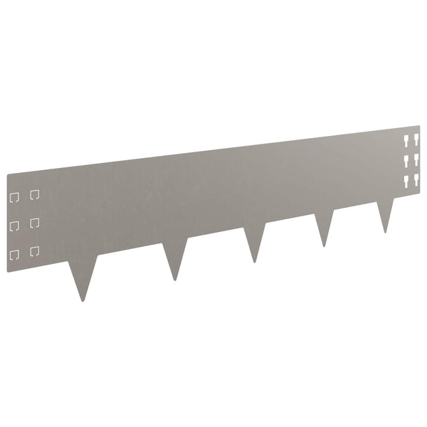 Nurmireunus 30 kpl 100 x 25 cm Teräs Ruosteinen