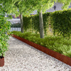 Nurmireunus 30 kpl 103 x 25 cm Teräs Ruosteinen