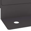 Nurmireunus 30 kpl 102 x 4 x 4 cm Teräs Musta