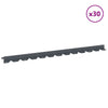 Nurmireunus 30 kpl 102 x 4 x 4 cm Teräs Antrasiitti
