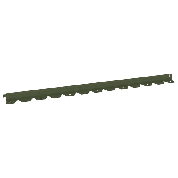 Nurmireunus 30 kpl 102 x 4 x 4 cm Teräs Oliivinvihreä
