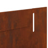 Nurmireunus 20 kpl 102 x 4 x 4 cm Teräs Ruosteinen