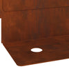 Nurmireunus 20 kpl 102 x 4 x 4 cm Teräs Ruosteinen
